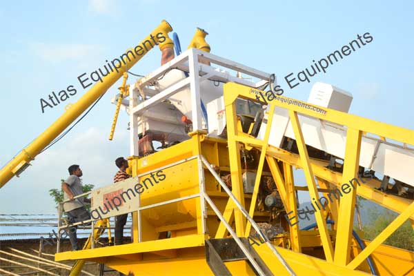 45 M3/HR. MOBILE CONCRETE PLANT MYANMAR