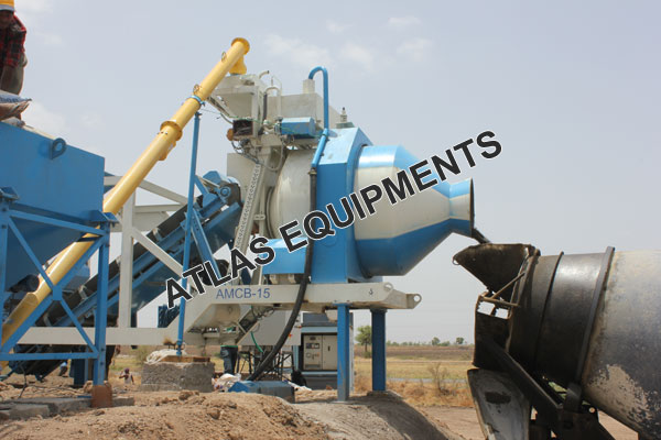 PORTABLE CONCRETE BATCHMIX PLANT DHANDHUKA, INDIA