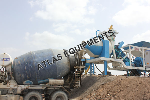 PORTABLE CONCRETE BATCHMIX PLANT DHANDHUKA, INDIA