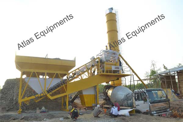 45 M3/HR. MOBILE CONCRETE PLANT MYANMAR