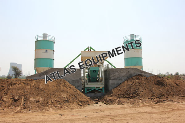 MOBILE CONCRETE PLANT WITH 60 T CEMENT SILO NR. MANDAVI, GUJARAT