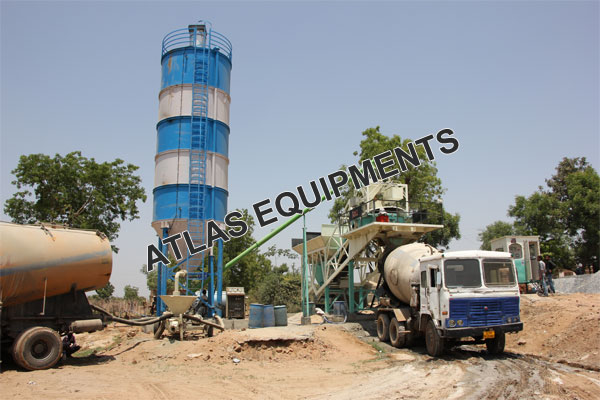 CONCRETE BATCHING MIXING PLANT WITH PAN MIXER