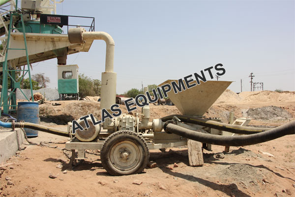 CONCRETE BATCHING MIXING PLANT WITH PAN MIXER