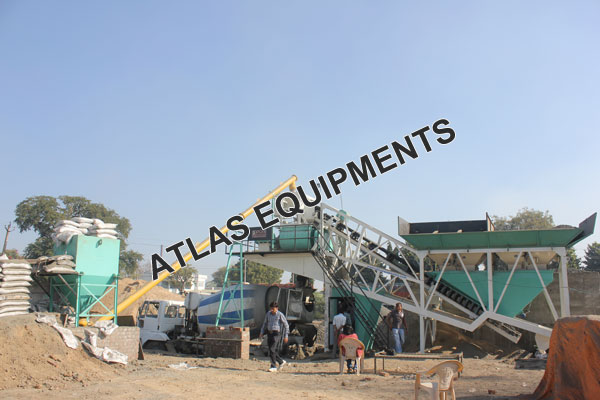 PORTABLE CONCRETE BATCHING PLANT IN KADI, INDIA