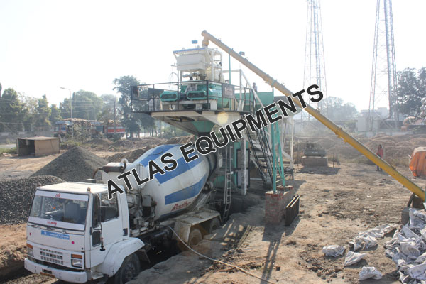 PORTABLE CONCRETE BATCHING PLANT IN KADI, INDIA