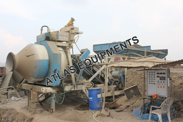 PORTABLE CONCRETE MIXING EQUIPMENT IN SAPUTARA