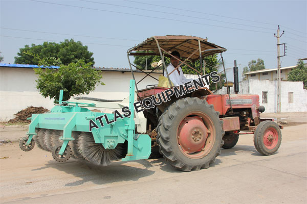 TRACTOR MOUNTED HYDRAULIC ROAD SWEEPER NEPAL