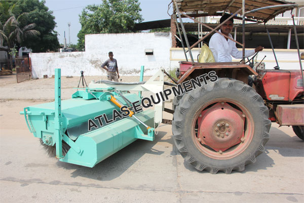 TRACTOR MOUNTED HYDRAULIC ROAD SWEEPER NEPAL