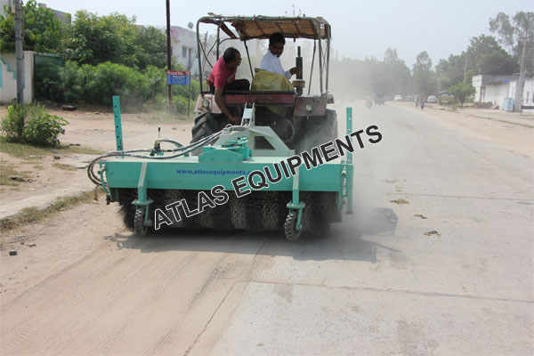 TRACTOR MOUNTED HYDRAULIC ROAD SWEEPER NEPAL