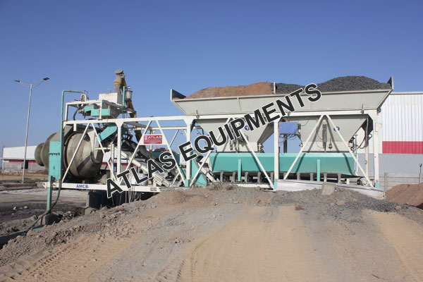 PORTABLE CONCRETE MIXING PLANT NEAR BAGODARA, GUJARAT